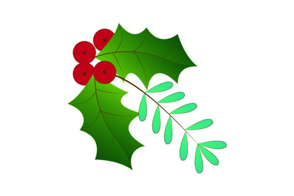 Christmas Botanical 142 Illustrations