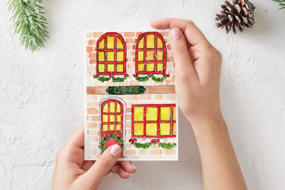 Christmas Card Watercolor Illustrations