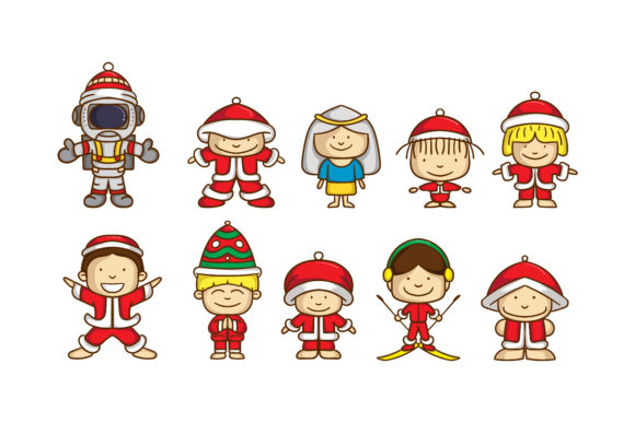Christmas Illustrations Bundle: Festive Visuals for Local Branding