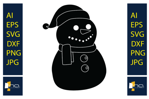 Christmas Snow Siluet