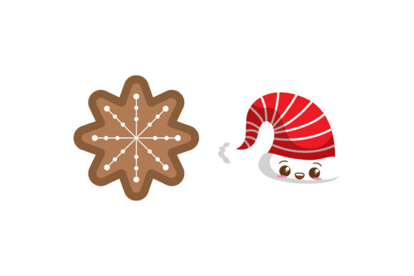 Cookies and Hat Christmas Asset Set