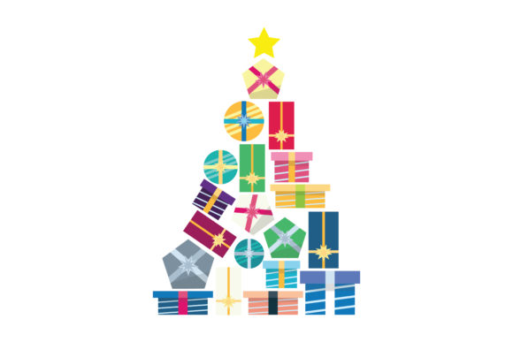Flat Illustration Christmas Tree